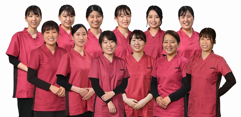 なかむら歯科の歯科衛生士・集合写真