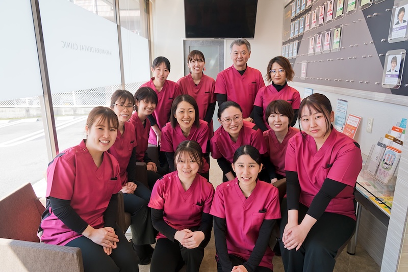 なかむら歯科の歯科衛生士・集合写真
